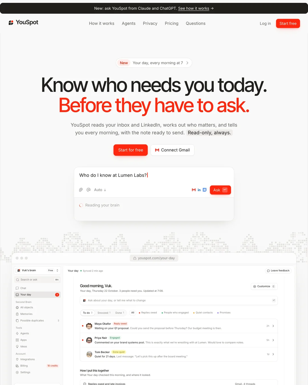 YouSpot, Website