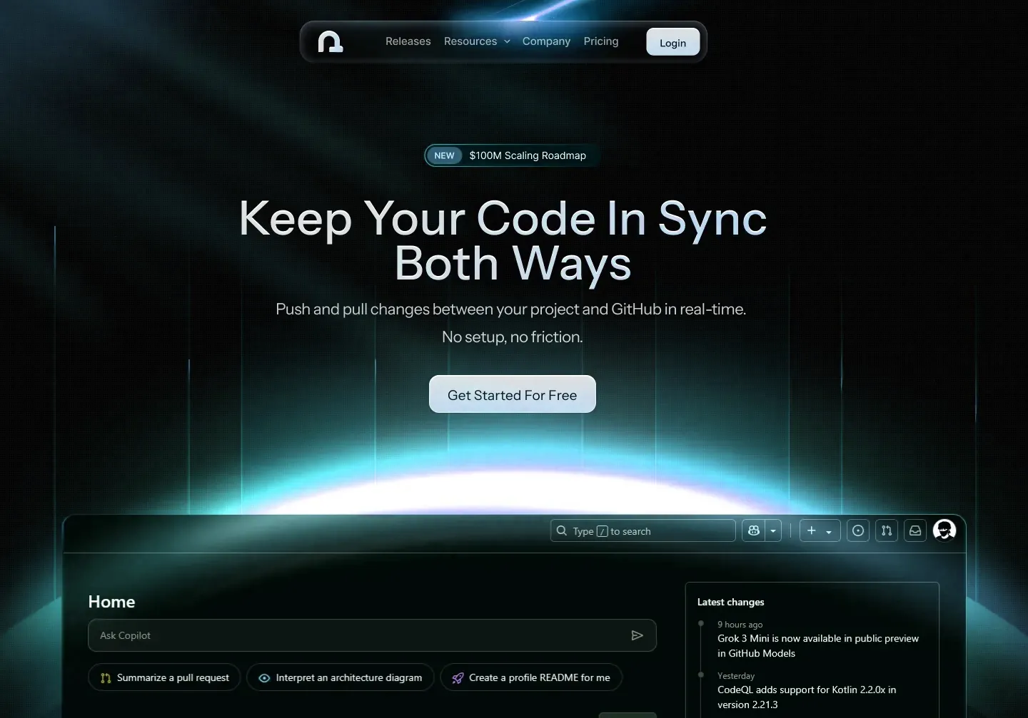 Copilot Landing Page